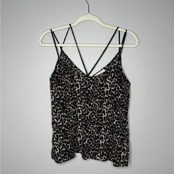 Eight Sixty Strappy Leopard Cheetah Cami Top - Picture 2 of 3